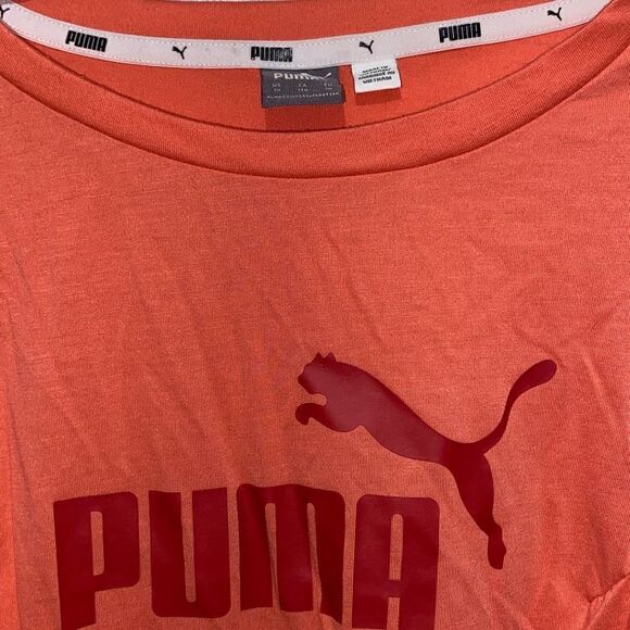 Puma Women's Orange Classic Sleeveless Pullover Tank Top Size XL - Picture 3 of 9